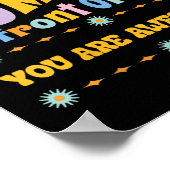 Frauen _lieber winy Mensch vor mir Lehrer Quo Poster (Ecke)