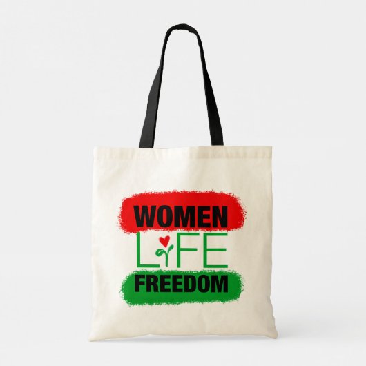 FRAUEN LIFE FREEDOM Tasche. Zeigen Sie Ihre Unters Tragetasche (Rückseite)