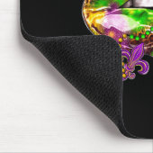 Frauen Lippen Mardi Gras Karneval Fett Mousepad (Ecke)