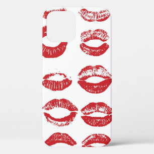 Frauen Lippen Set. Handgezogene Aquarelllips-Isola Case-Mate iPhone Hülle
