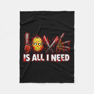 Frauen Lustiger Horror Liebe Ist Alles Was Ich Bra Fleecedecke