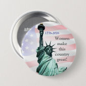 Frauen machen dieses Land großartig! Button 2 (Vorne & Hinten)