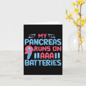 Frauen machen meine Bauchspeicheldrüse an einem Ak Karte (Gelbe Blume)