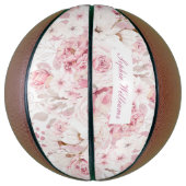 Frauen Mädchen Geschenk Prestige Rosa Hübsche Blüt Basketball (Vertikal)