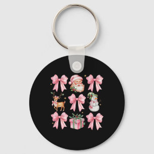 Frauen Mädchen Kinder Coquette Rosa Weihnachtsbaum Schlüsselanhänger