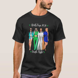Frauen Mädchen Reise Irische Ferien Frau Henne Tun T-Shirt