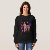 Frauen Mädchen-Trip 2022 Sperrt eure Söhne ein Fre Sweatshirt (Vorne ganz)