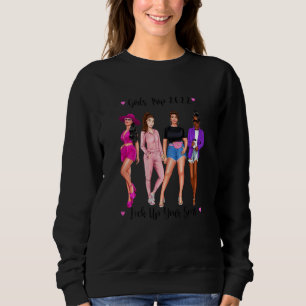 Frauen Mädchen-Trip 2022 Sperrt eure Söhne ein Fre Sweatshirt