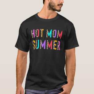 Frauen Madre Leopard Print Mama Cheetah Mama Graph T-Shirt