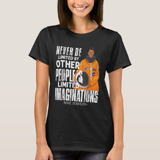 Frauen Mae Jemison American Black Woman Astronauti T-Shirt (Vorderseite)