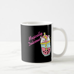 Frauen Magisch Leckeres Einhorn Boba Kawaii Bübche Kaffeetasse