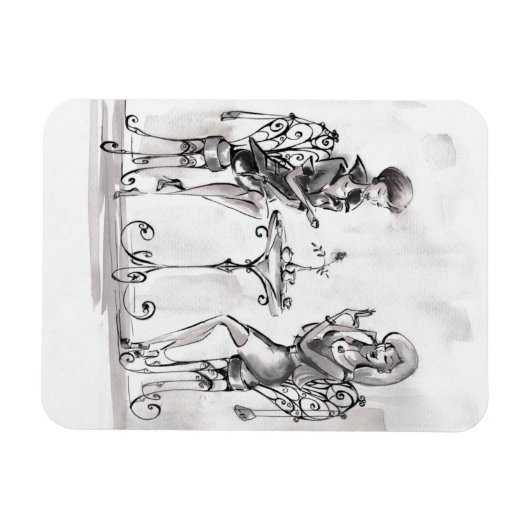 Frauen Magnet (Horizontal)