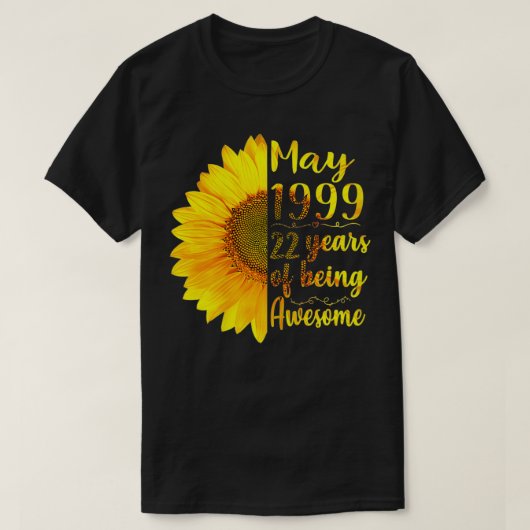 Frauen Mai 1999 22 Jahre Phantastisch 22. Bir T-Shirt (Design vorne)