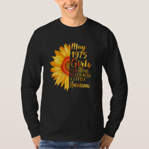 Frauen Mai Mädchen 1975 47. Geburtstag 47 Jahre al T-Shirt