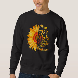 Frauen Mai Mädchen 1982 40. Geburtstag 40 Jahre al Sweatshirt