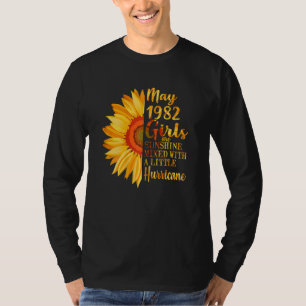 Frauen Mai Mädchen 1982 40. Geburtstag 40 Jahre al T-Shirt