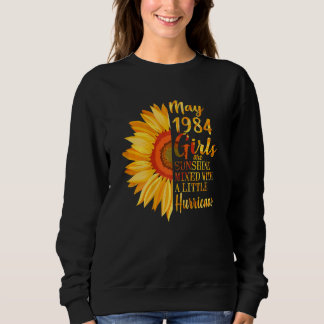 Frauen Mai Mädchen 1984 38. Geburtstag 38 Jahre al Sweatshirt