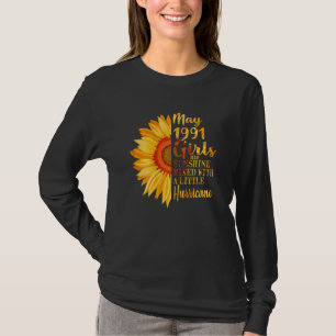 Frauen Mai Mädchen 1991 31. Geburtstag 31 Jahre T-Shirt