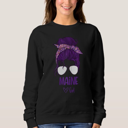 Frauen Maine Girl Sweatshirt (Vorderseite)