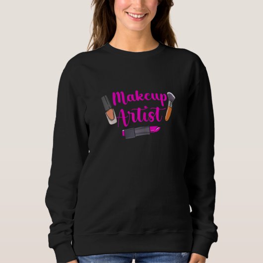 Frauen Makeup Artist Sweatshirt (Vorderseite)