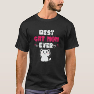 Frauen Mama der besten Katze je Mütter Frauentag T-Shirt