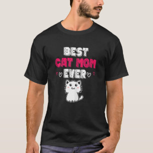 Frauen Mama der besten Katzen je Mütter Frauentag T-Shirt