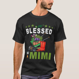 Frauen Mama Gesegnete Mimi Garten Mimi T-Shirt