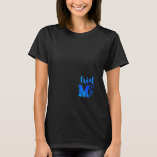 Frauen-Mama-Grafik Laufen Radfahren Schwimmen Tria T-Shirt
