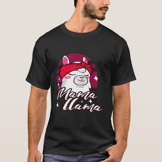 Frauen Mama Lama T-Shirt (Vorderseite)