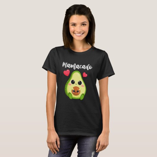 Frauen Mamacado Avocado für Mama oder Expectant T-Shirt (Vorne ganz)