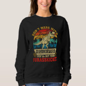 Frauen Mamasaurus Rex Großmutter Saurus Familienma Sweatshirt (Vorderseite)