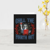 Frauen Männer am 4. Juli Kill am vierten Platz sei Karte (Gelbe Blume)