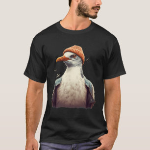 Frauen Männer bekleiden lustige Tiere Design Seagu T-Shirt