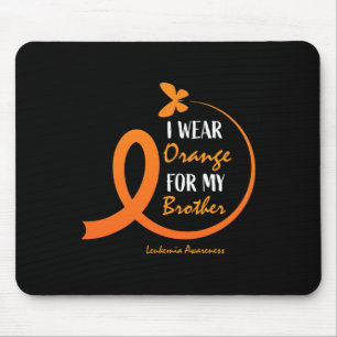 Frauen Männer, die ich Orange für meine Bruder Leu Mousepad
