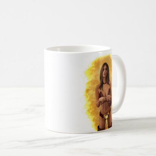 Frauen Männer Emily Ratajkowski in Ferrero Rocher  Kaffeetasse (VorderseiteRechts)