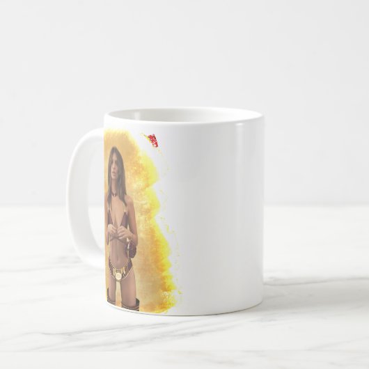 Frauen Männer Emily Ratajkowski in Ferrero Rocher  Kaffeetasse (Vorderseite Links)