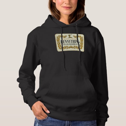 Frauen Männer Hennything ist möglich Hoodie (Vorderseite)