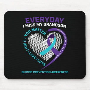 Frauen Männer Ihr zählt Vorbeugung Enkel Selbstmor Mousepad