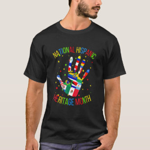 Frauen Männer Lateinamerika Kultur National Hispan T-Shirt