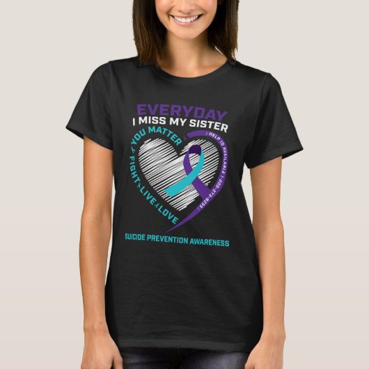 Frauen Männer Sie Problem Prävention Schwester Sui T-Shirt (Vorderseite)