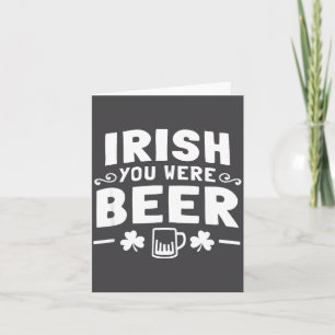 Frauen Männer St. Patrick Tag Trinken-Shirt Irisch Karte