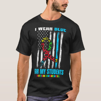 Frauen Männer Studenten Lehrer Autismus-Bewusstsei T-Shirt