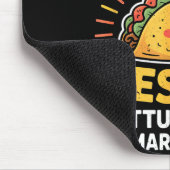 Frauen Männer wollen Taco über Jesus Cinco Mousepad (Ecke)