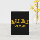 Frauen Maple Shade High School Hs Maple Shade Nj V Karte (Gelbe Blume)