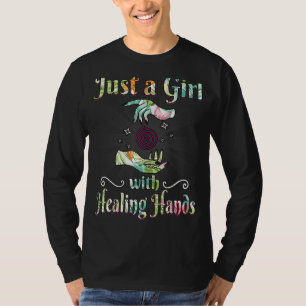 Frauen Massage Therapie nur ein Mädchen mit Heilun T-Shirt