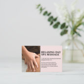 Frauen Massage Visitenkarte (Stehend Vorderseite)