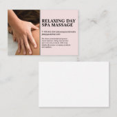 Frauen Massage Visitenkarte (Vorne/Hinten)