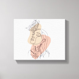 Frauen-Mauer-Kunst, Abstrakte weibliche Printwerbu Leinwanddruck