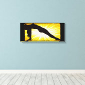 Frauen Meditation Zen Leinwand Mauer Kunst (Insitu (Holzboden))