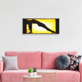 Frauen Meditation Zen Leinwand Mauer Kunst (Insitu (Wohnzimmer))
